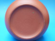 Six pieces of terracotta prattware,