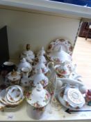 A collection of Royal Albert Old Country Roses china together with a Beswick character jug and one