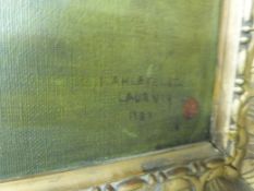 Countess Ingegerd Ahlefeldt Laurvigen: Oil on canvas still life 