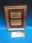 A framed Royal Mint 99.