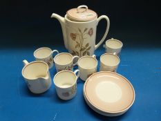 A Coalport part tea service together with other plates