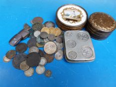 A small cachet of interesting coinage George II onwards to include silver content,