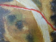 A silver framed Limited Edition print 'Land 1', signed and numbered Jenny Aitken No.