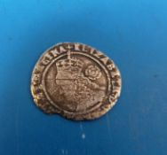 An Elizabeth I 1578 silver threepence fourth coinage