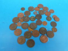 A small quantity of Islamic and Oriental coinage together with a quantity of mid to late 19thC USA