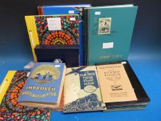 Nine miscellaneous albums including a Stroud album of all world stamps and items