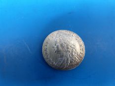 A George II 1758 shilling EF