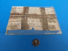 A silver coin of Hannibal (1-8mm maximum diameter, 2.