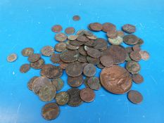 An amateur collection of eighty Roman coins,