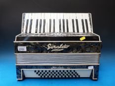 A Geraldo Standard 48 bass c1950 piano accordion,