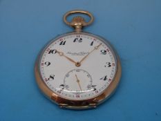 An IWC gentleman's pocket watch, c1910,