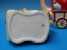 A 1930s wagon train tea set, teapot,