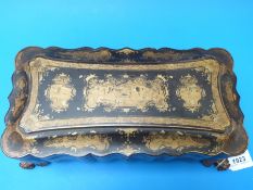 A Chinese lacquer gaming box,