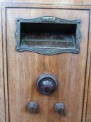 A mahogany Art Deco Smiths clock and MRG valve radio with bakelite controls