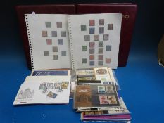 A box of GB presentation packs and first day covers