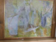 An Impressionist oil still life of bottles (signed with initials MC)