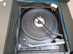 A 1960s Fidelity portable record player,