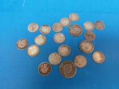 A George I milled sixpence of 1723, with South Seas Company SSC on reverse,