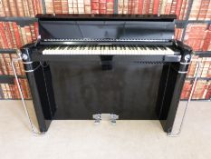 An Art Deco ebonised piano possibly by Eavestaff