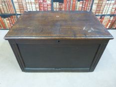 A 19thC oak trunk