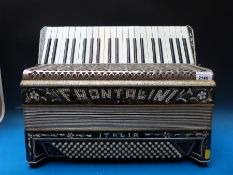A c1930 Fontalini 120 bass piano accordion,