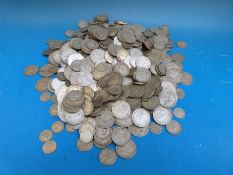A quantity of pre 1947 UK silver coinage (4.