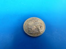 A 1914 gold full sovereign