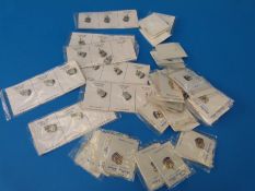 A quantity of white metal marked silver,