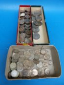 A quantity of pre-decimal one shilling pieces,