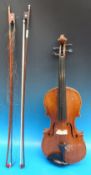 A 4/4 anonymous violin of some age,