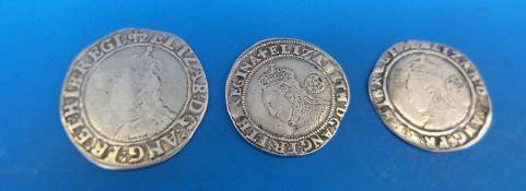 An Elizabeth I hammered shilling,
