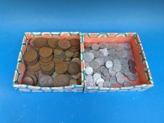 A quantity of UK pre-decimal coinage