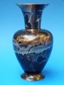 A Tony Laverick studio pottery vase (15cm tall)