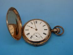 A Waltham USA gold plated gentleman's pocket watch