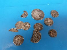 A quantity of hammered medieval coinage, Edward III pennies, halfpennies etc,