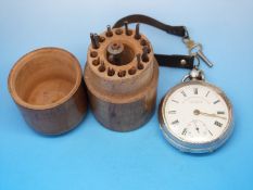 An English lever gentleman's pocket watch by J G Graves of Sheffield, hallmarked Chester 1899,