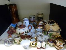 A quantity of mixed ceramics to include motto ware fairing, Aynsley, Japanese coffee set,