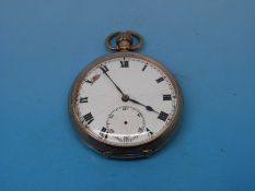 A 9ct gold pocket watch