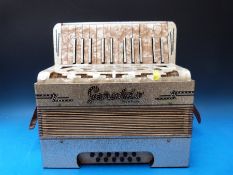 A Geraldo German 12 bass piano accordion,