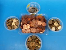 A quantity of near uncirculated English pre-decimal coinage comprising sixpences,