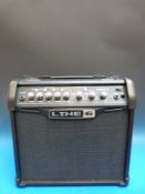 A Line 6 guitar amp,