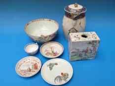 A collection of mainly Kangxi period Chinese porcelain
