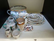 A quantity of Masons china,