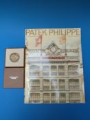 A commemorative coin/medal for the opening of the Pakek Philippe museum together with a related