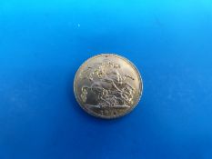 A 1914 gold full sovereign