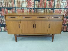 A retro G-Plan sideboard (W152 x D45.