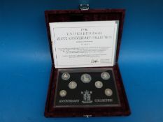 A cased 1996 UK Silver Anniversary coin collection