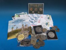 An amateur collection of modern UK etc coinage including a 1985 uncirculated 