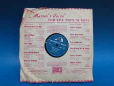 Elvis Presley and other 78s.