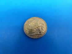 A 1912 gold full sovereign